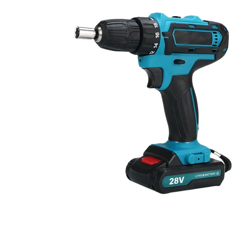 New lithium drill 28V electric screwdriver driver Hand drill electric tool recha