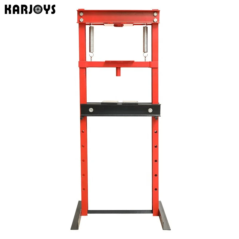 12 ton hydraulic shop press for car repair portable hydraulic shop press cheap price shop press with hand pump