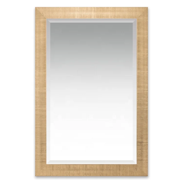 
HOFINE Customized Wholesale plastic gold luxury mirror frame wall mirror decorative 