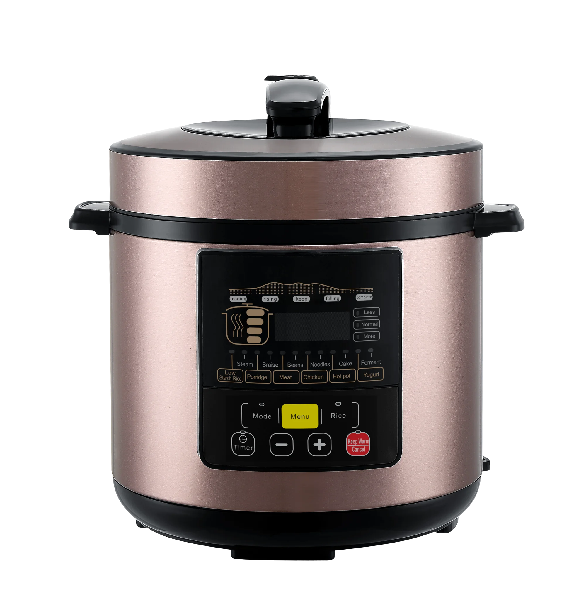 
2020 New 6 Litre Kitchen Appliance Multi Cooker Stainless Steel Inner Pot Low Sugar Electric Pressure Cooker 