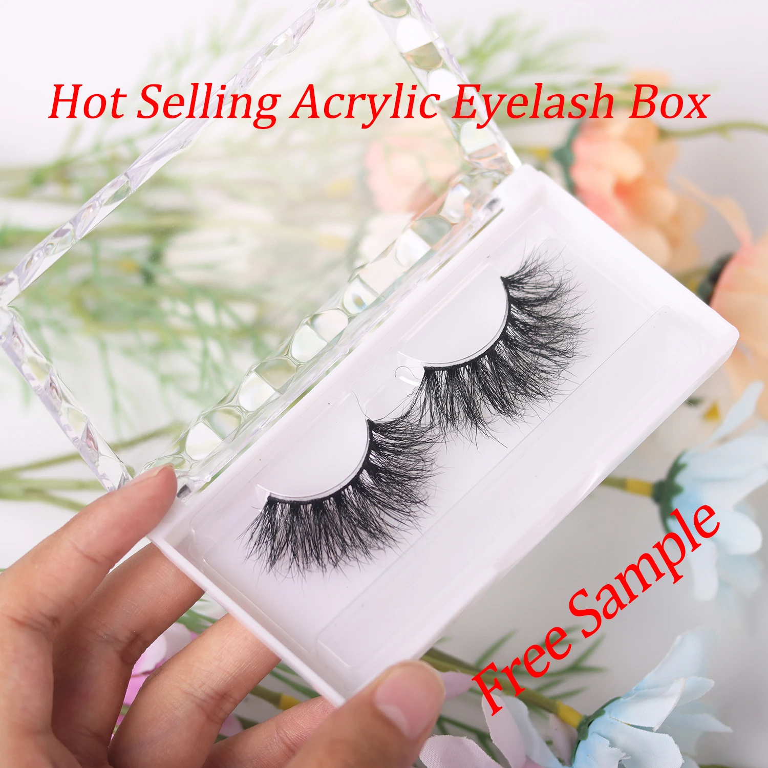 TOP Quality OEM Wholesale Private Label Reusable Silk Lash Cases False Eyelash Packaging Box