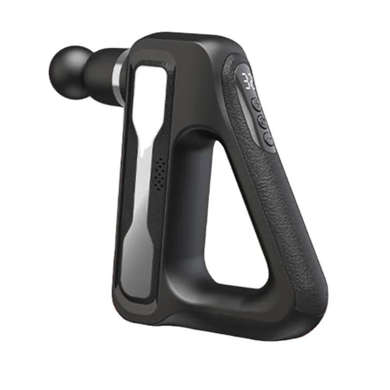 Custom Logo Cordless Electric Powerful Fascial Gun Massager Booster Vibrating Deep Tissue Percussion Body Muscle Massage Gun