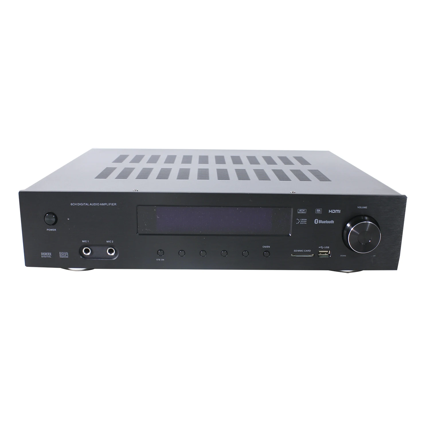 5.1 Home Theater System with Bluetooth Amplifier and in Wall Speaker Subwoofer Speakers for Living Room