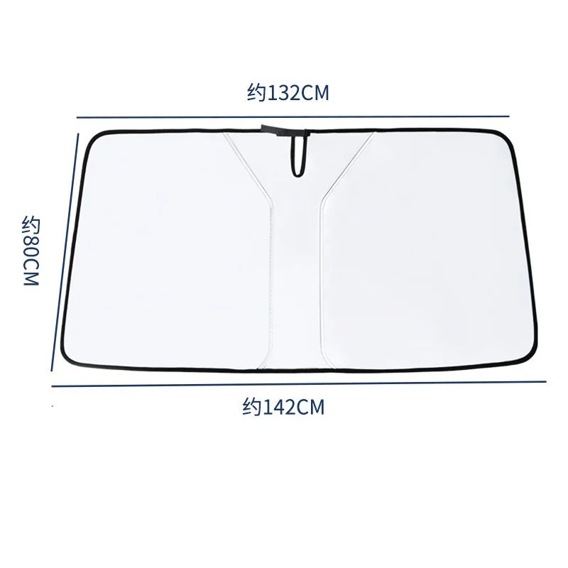 Customized 2024 Car Front Windshield Sunshade For Tesla Model Y/3/ 3 Highland/s/x Sun Visor Accessories