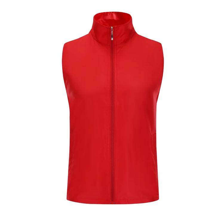 Factory sale new peach skin Plush thickened advertising vest can be customized logo autumn and winter volunteer vest work vest