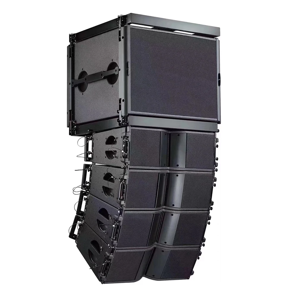 2-way dual 8 inch line array 18 inch subwoofer passive line array speaker system