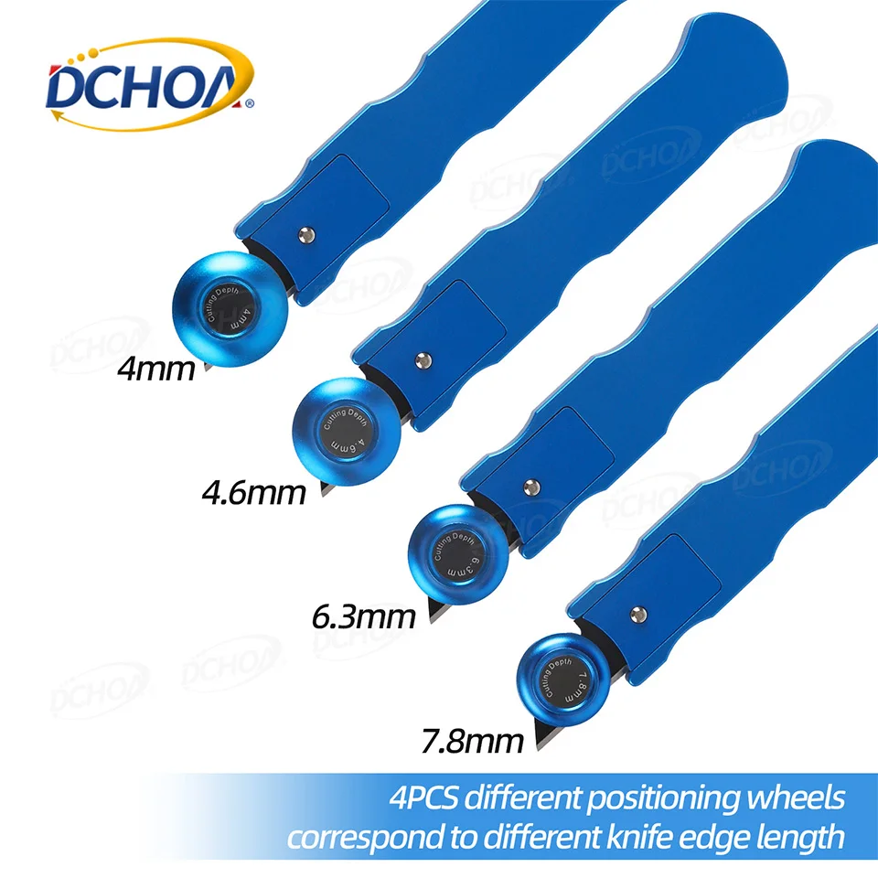 DCHOA Aluminum Rotary Gap Cutter Vinyl Wrap Knife for Vinyl Window Tint Trimming Tool