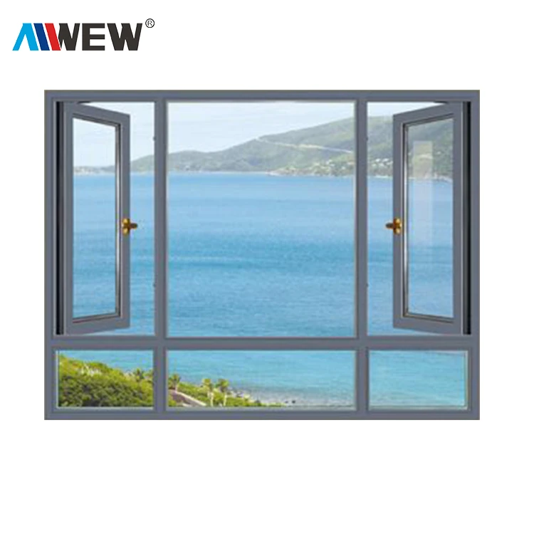 Open outside Designs Cheap Price Import Material Pvc Philippines Aluminum Casement window