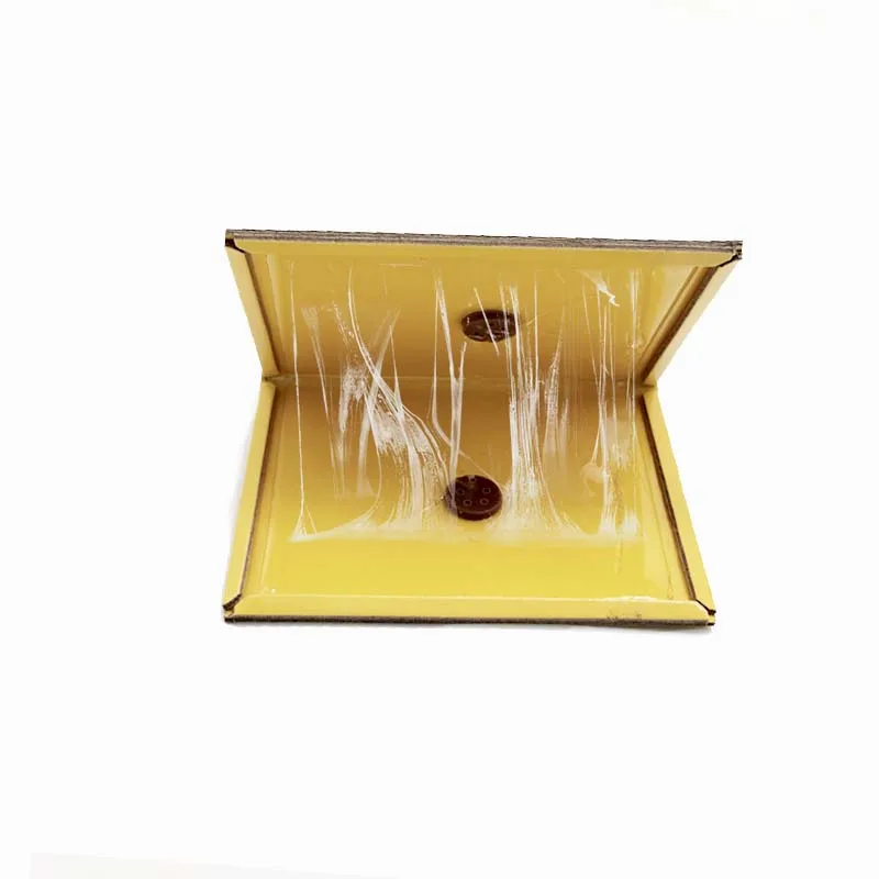 Желтая липкая одноразовая ловушка для мыши клейкая доска кухонный Коннер домашняя