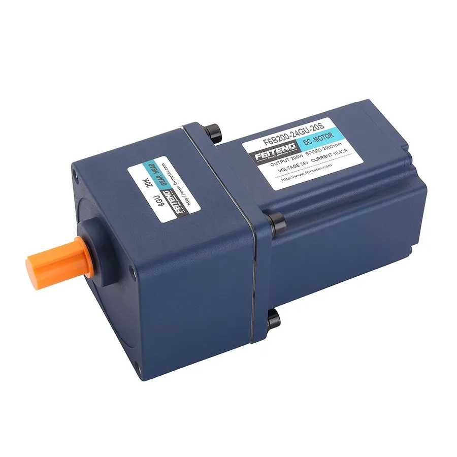 200w Brushless Gear Motor Manufacturers 7hp 12v 24v 48v 72v DC Brushless Servo GearMotor