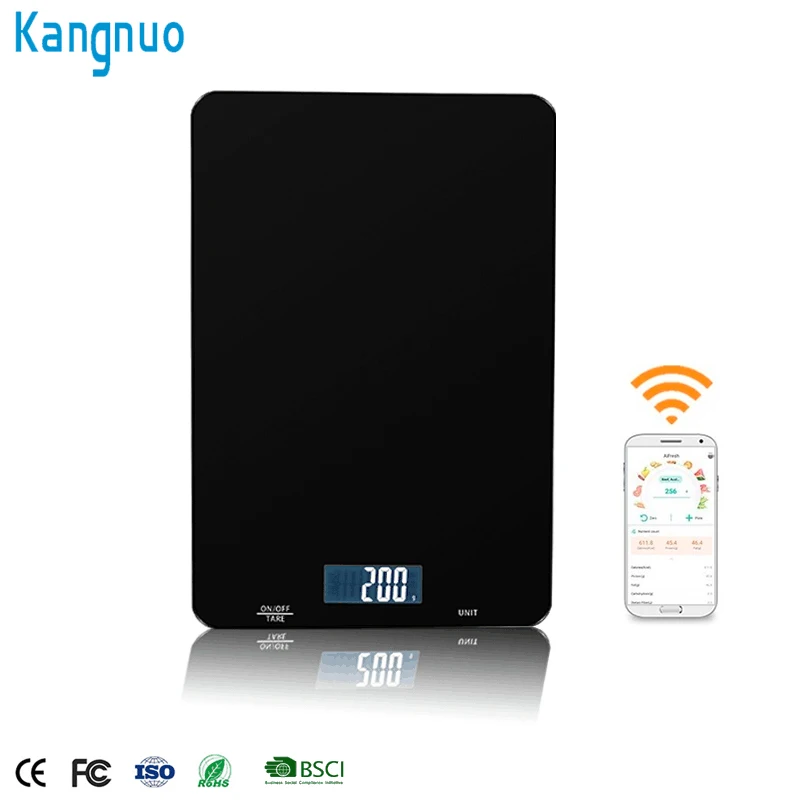 Digital Smart Scale 5kg Electronic Blue Tooth Balance Wifi Kitchen Scales With App