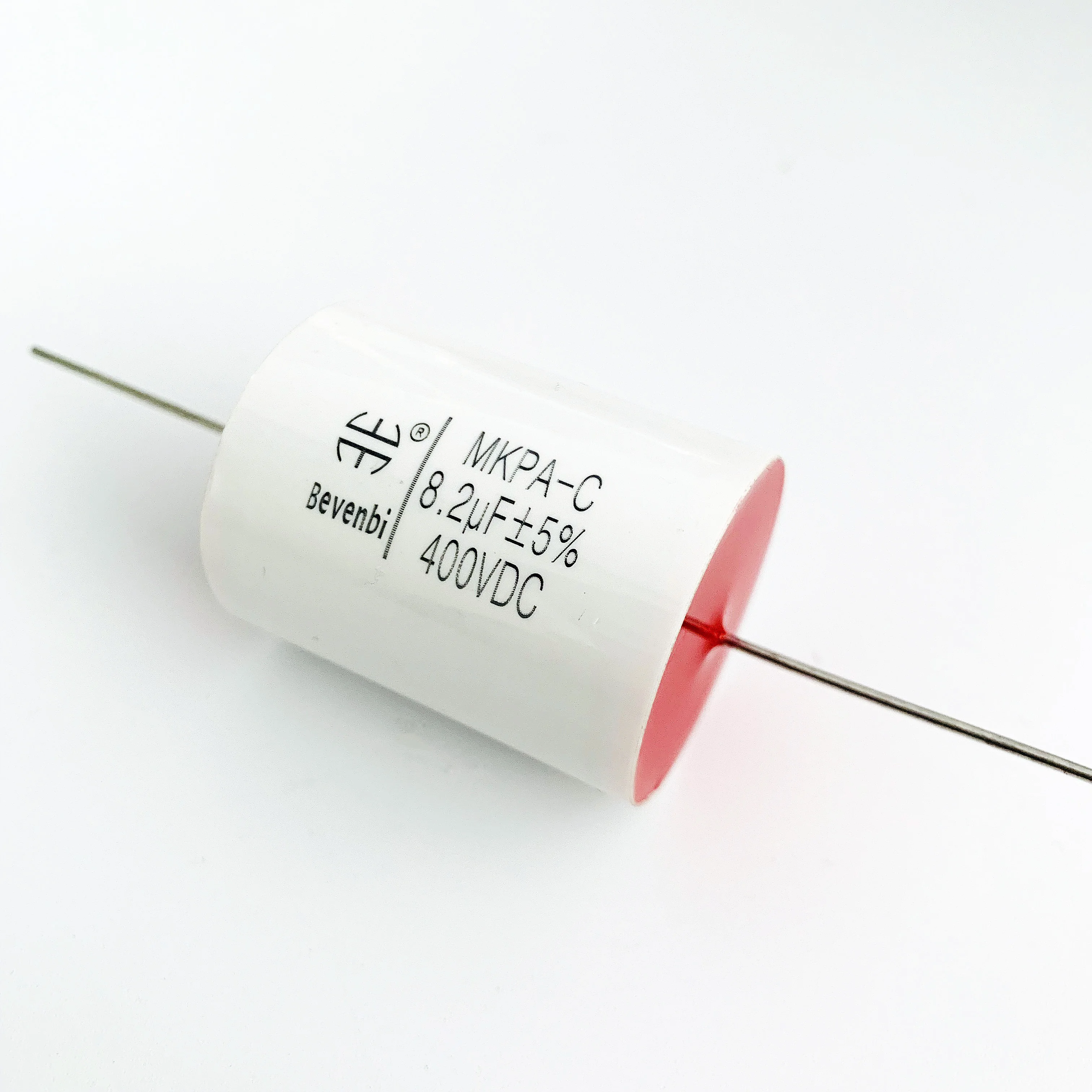 Polarized Non Polar High Frequency Capacitor Polypropylene Film Capacitor 400V Audio Frequency Divider/ Circuits China White Red