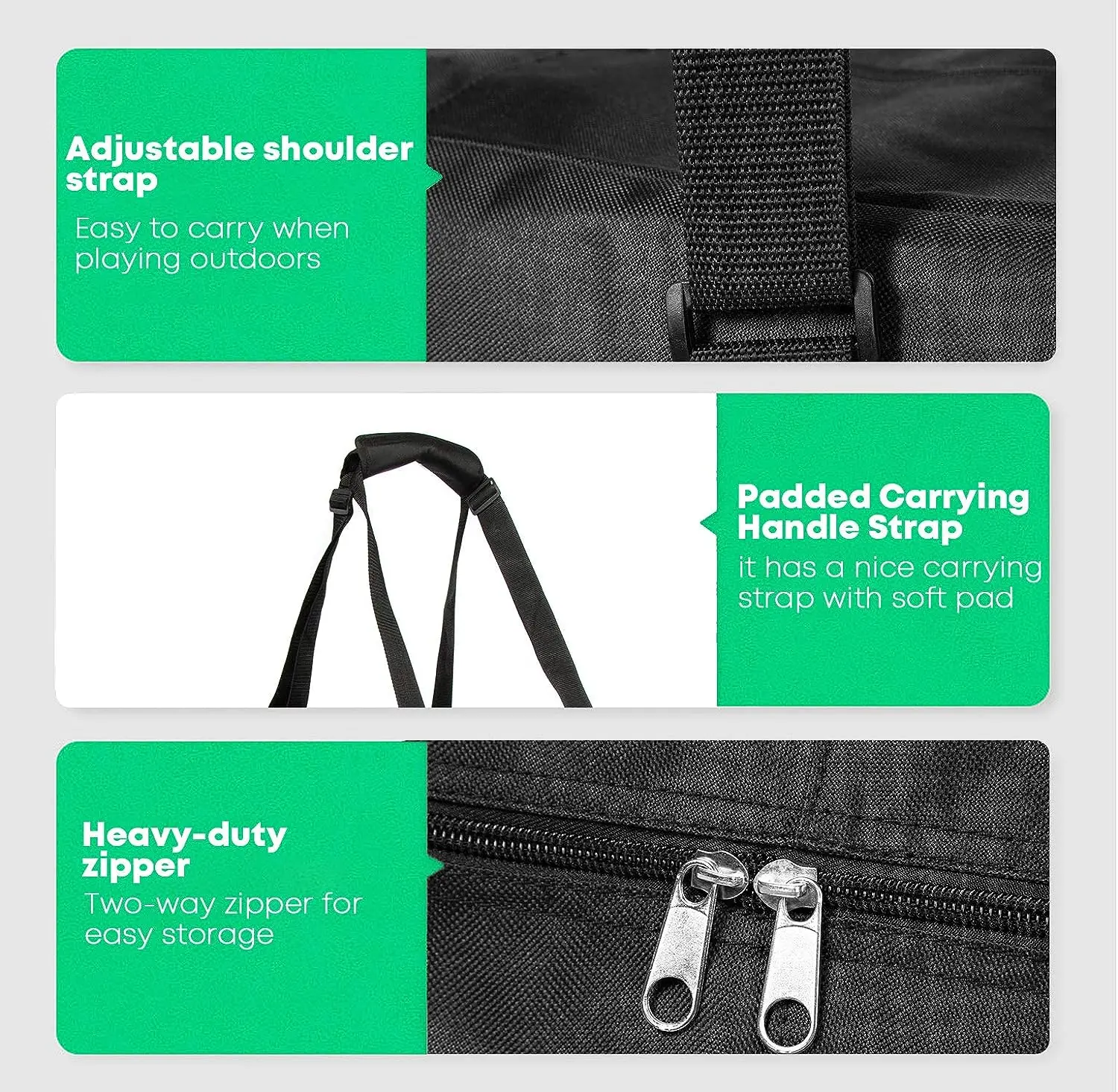 Premium Customized Cornhole Carrying Case Weatherproof Bag Bean Bag Game Carrying Bags Professional