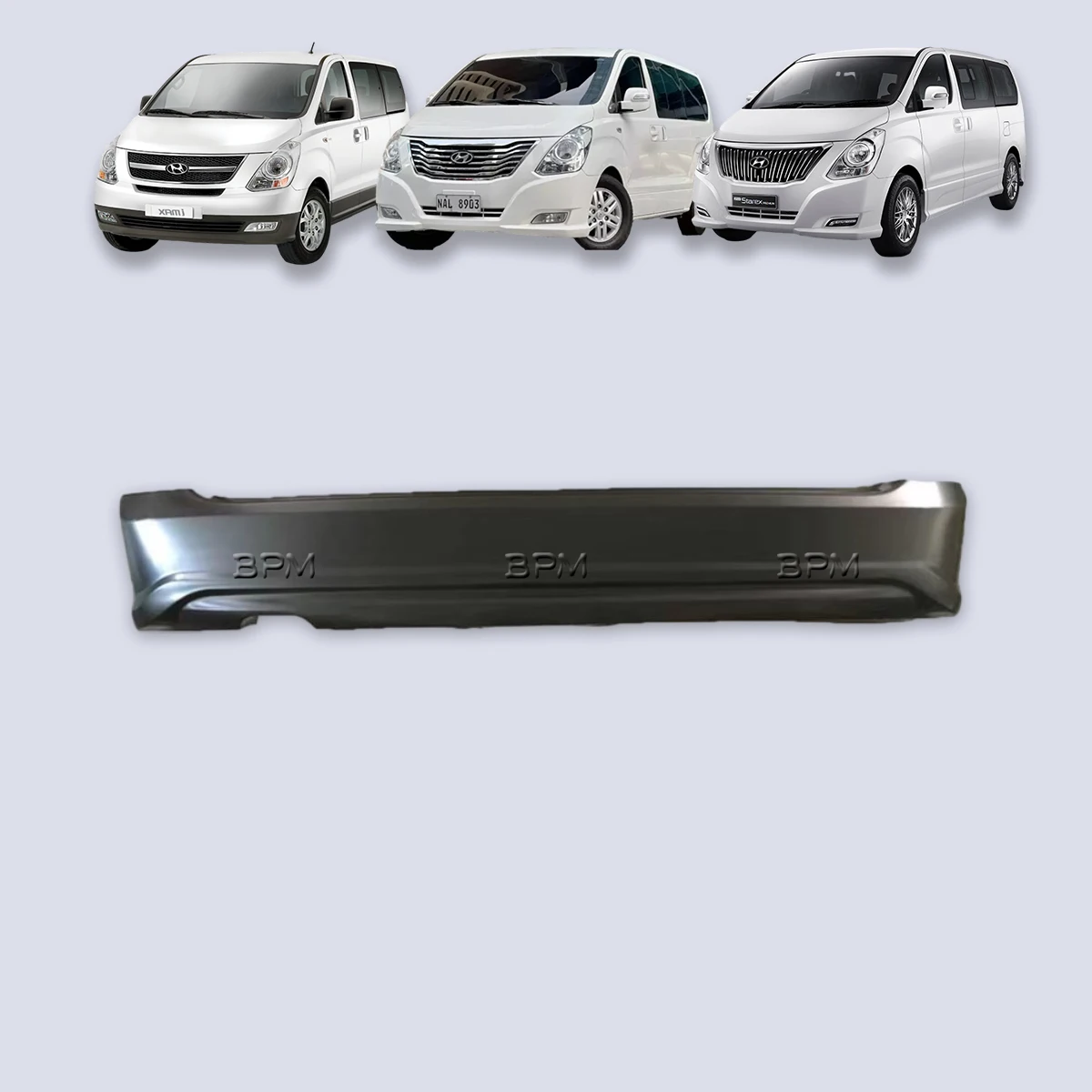 Для HYUNDAI H1 CARGO TRAVEL GRAND STAREX ROYALE VIP IMAX ILOAD H300 I800 задний бампер тайского типа