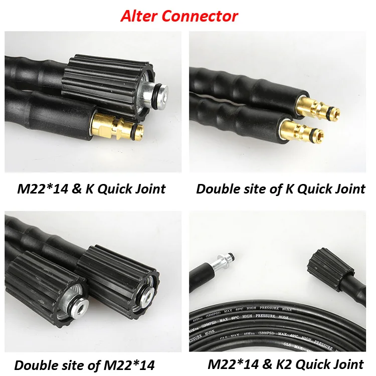 European Standards Pvc Soft Flexible High Pressure Water Hoses With Quick Connector