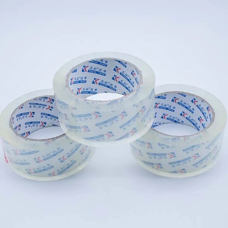 Shipping Box Adhesive Tape Sealing Bopp Carton Shipping Waterproof Packing Transparent Shipping Adhesive Tape