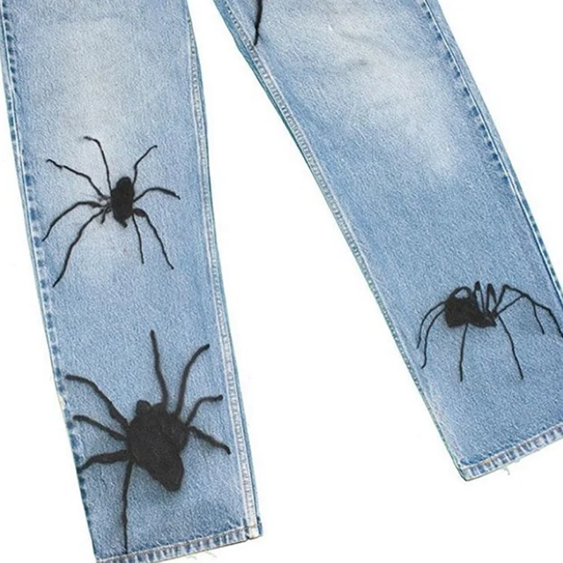 DiZNEW Custom Your Own Digital Printed Denim Pants  All Cotton Straight Leg Men Jeans