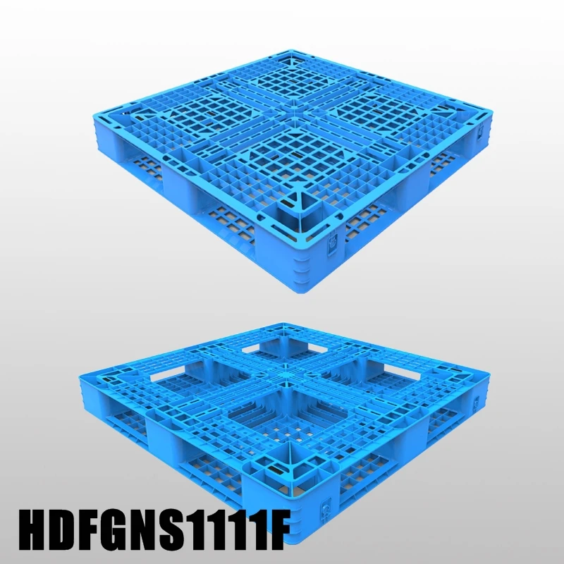 HUADING Hot sale shipping Warehouse Steel Tube Reinforced Durable Use Heavy Duty Smooth Surface Plastic Pallet