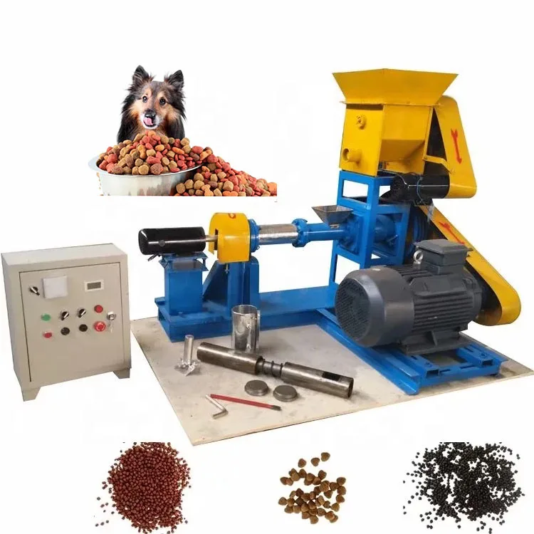 Household 220V dog food cat food making aquatic floating fish feed extruder