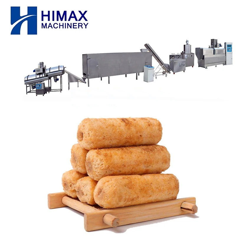Double Screw Corn Puff Extruder Core Filled Snack Food Production Line Cpre Filled Snack Food Machine