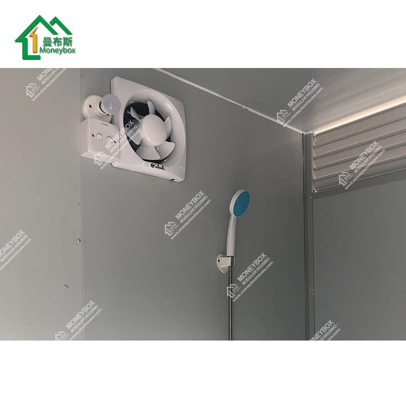 China factory outdoor mobile EPS sandwich panel portable shower cabin