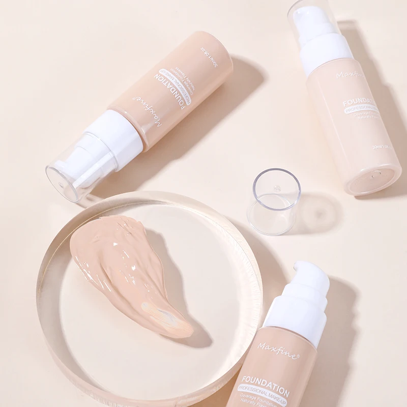 Long-lasting Face Foundation Cream Waterproof Concealer Liquid Even Skin Tone Professional Matte Base Makeup Cosmetics