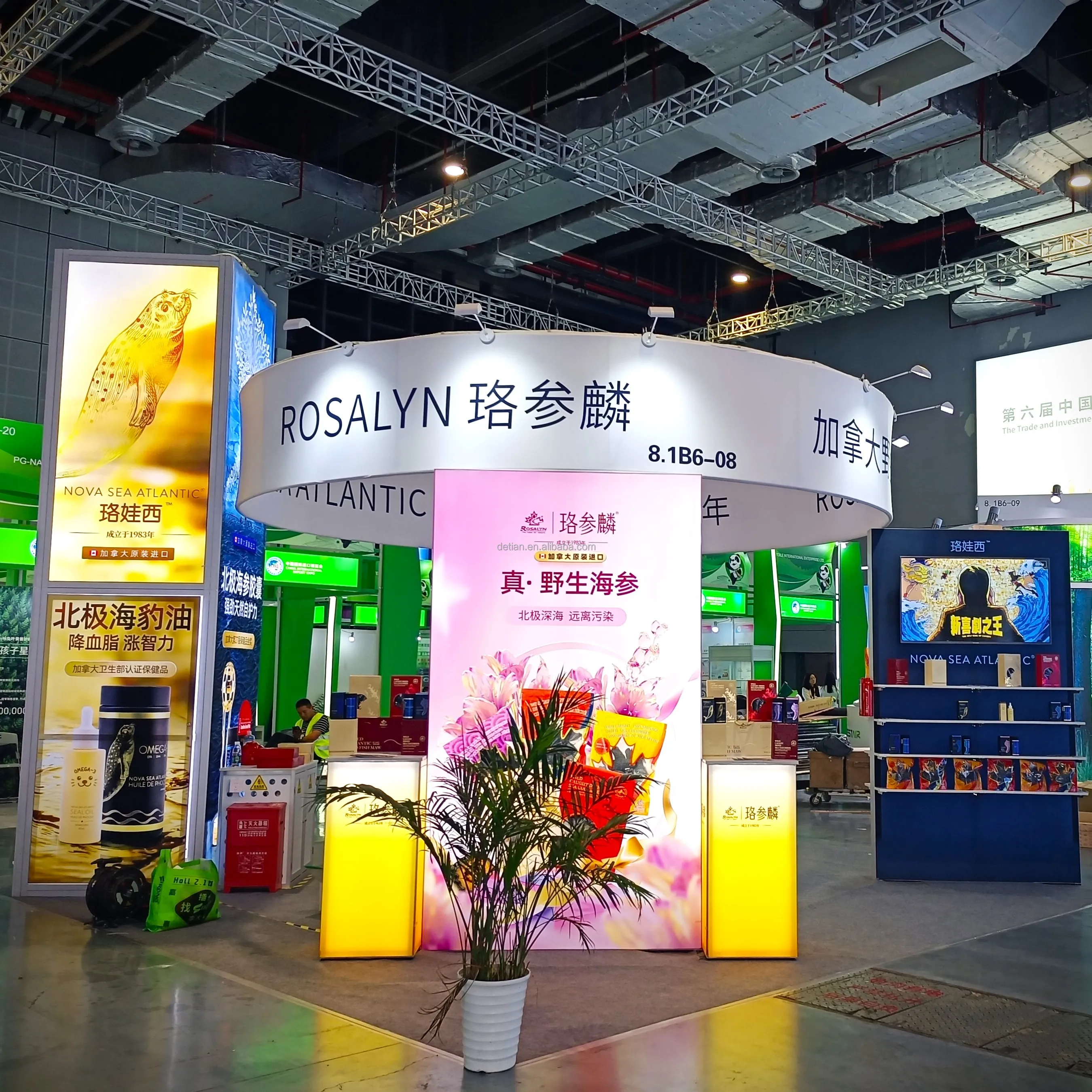 Detian Offer Luminous Exhibition Stand Exhibition Booth Wall Trade Show Booth Stand 20 by 30 and 20 by 20