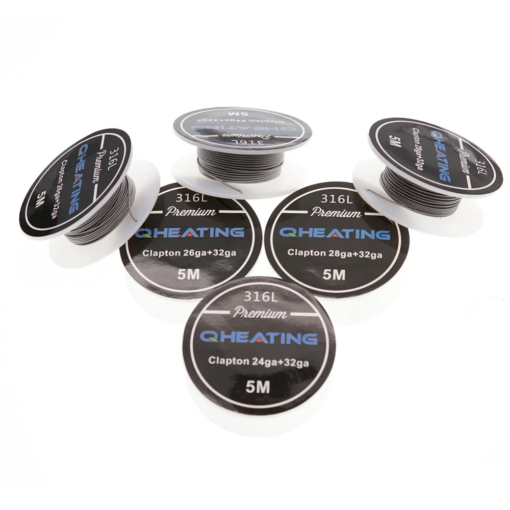  Электронные сигареты 28 + 32ga нагревательная катушка vape Wire SS316L clapton wire по низкой