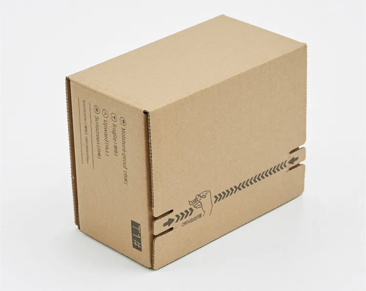 Wholesale New Design Glue Kraft Corrugated Paper Packaging Easy Tear Mailer Box