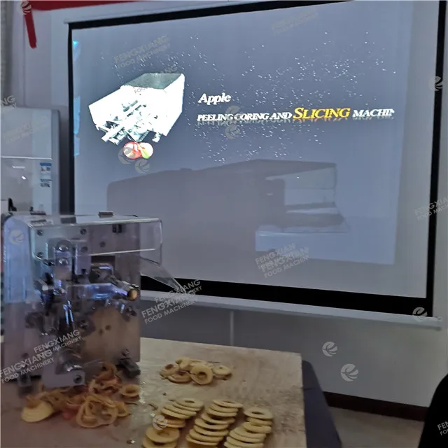 FXP-88 Apple кольцо машинной обработки яблоко резки машина микроволновая печь вакуумной очистки фруктов и овощей