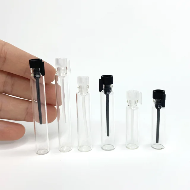 Cheap price Clear Tube Empty Vial 2ml 3ml 5ml mini Glass Perfume Test Bottle