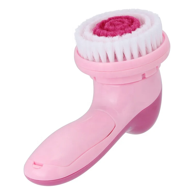 12 in 1 Mini Portable Rechargeable Electric Silicone Massager Cleanser Facial Cleansing Face Brush Skin Device