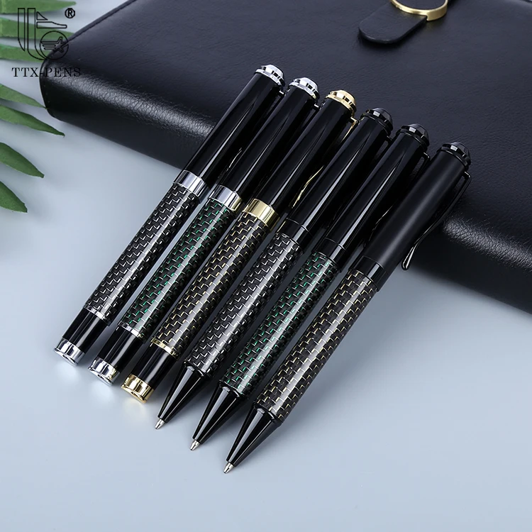TTX роскошная китайская превосходная рекламная металлическая ручка-ролик из углеродного волокна для делового подарка
