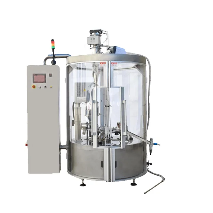 Rotary nespresso coffee capsule filling and sealing machine