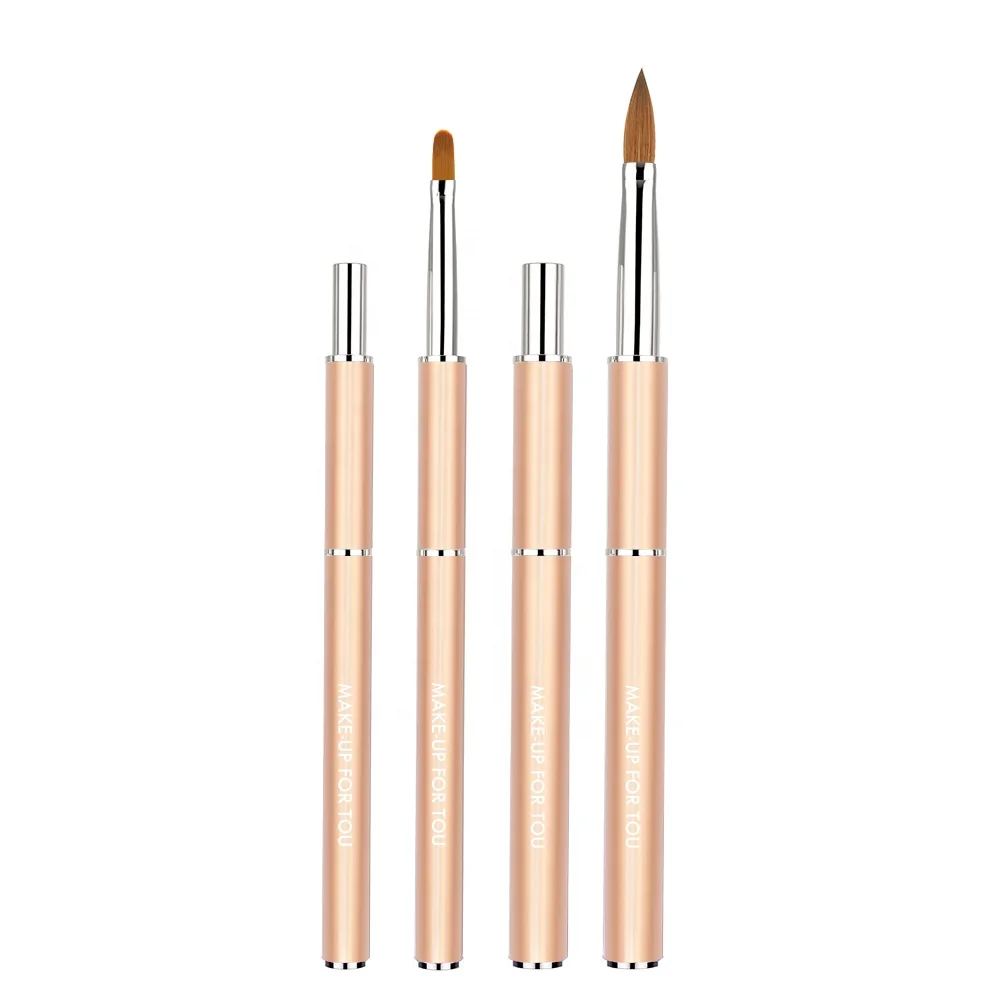 3D Nail Art Brush Kolinsky Hair Gel Nail Brush Set Brush For Nails