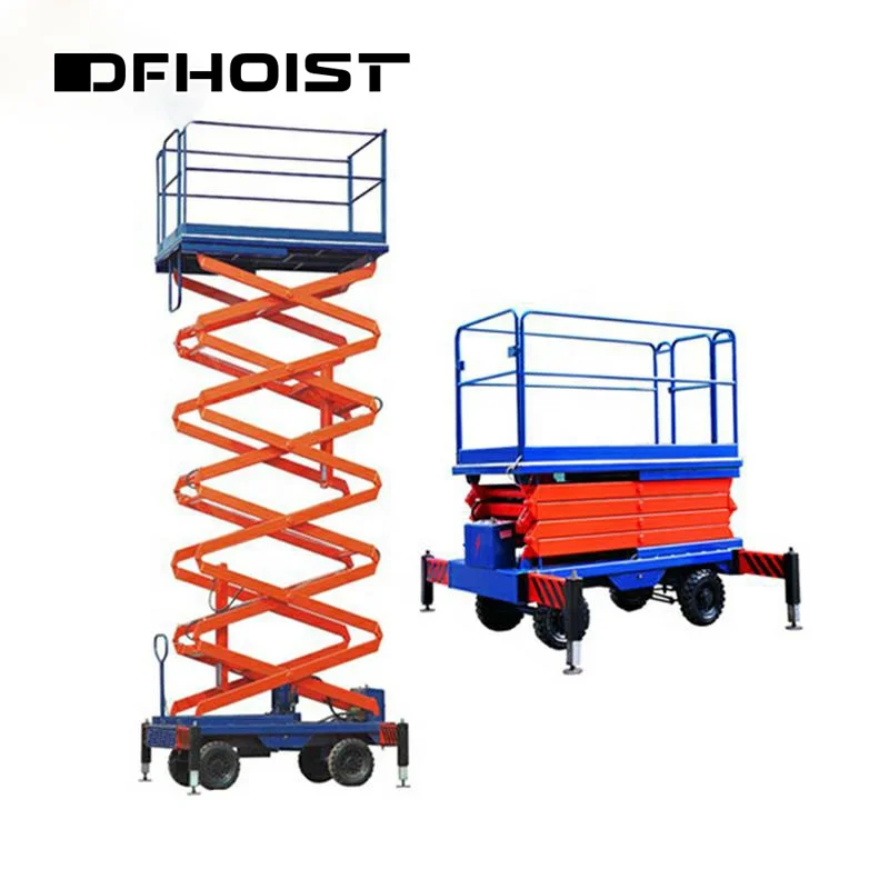 DFhoist China Manufacture 14M Single Person Hydraulic Lift