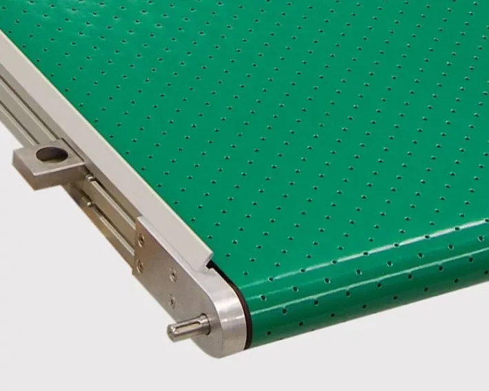 Customized PVC Green Belt Conveyor For Bulk Handling Industry