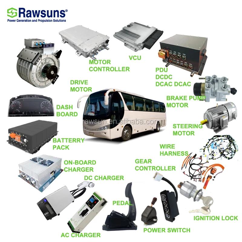 Traction Motor for Electric Vehicle Electric Truck Electric Bus Electric Boat Conversion Kit RSTM430 140kw 1700Nm 540V