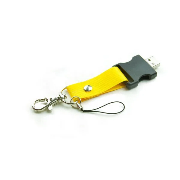 Giveaway Wholesale China Merchandise lanyard neck strap usb flash drive Smart custom 32gb flash drive mini usb promotional gifts