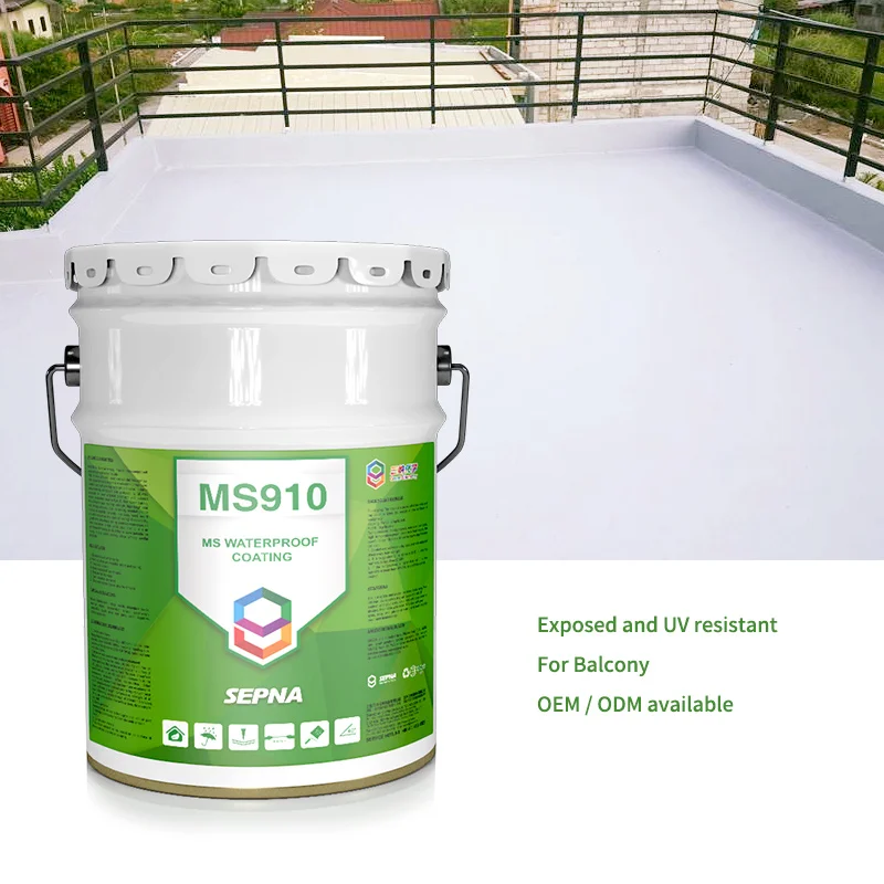 SEPNA one component glue polyurethane silicone adhesive sealant resin painted High polymer constructions  waterproofing coating