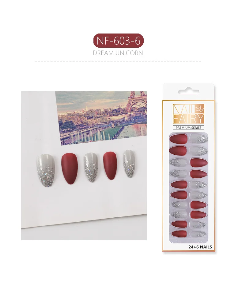 Wholesale Professional manufacture cheap full nail cover false nail tips ABS false nail