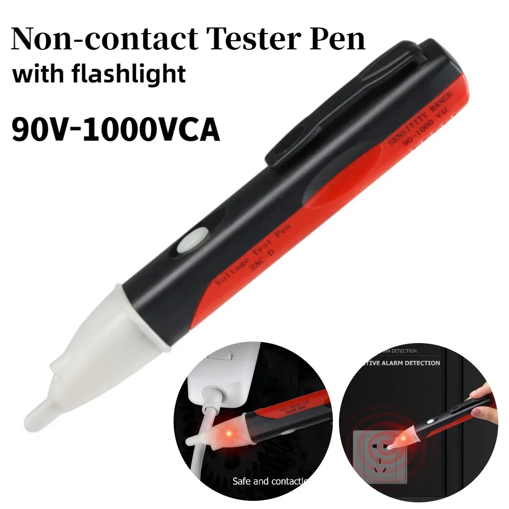 Non-contact Induction test Pencil AC 90-1000V Voltmeter Voltage Probe Volt Meter Electric Indicator Power Detector Tester Socket