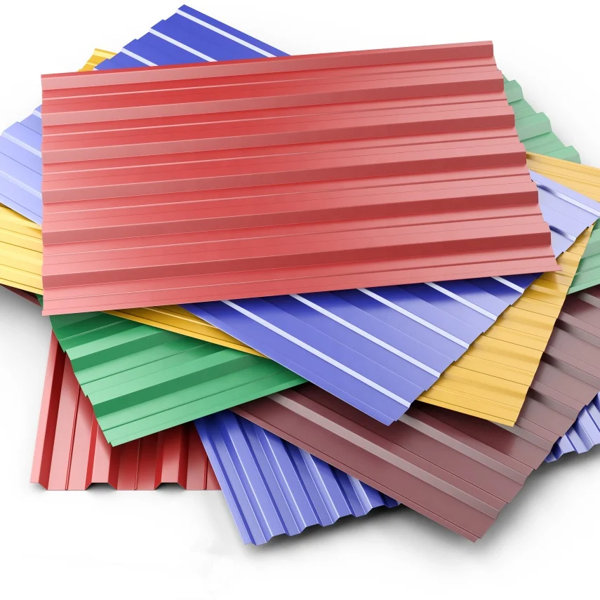 Оптовая продажа металла PPGI Гофрированный 24 калибра 30 Калибр оцинкованная сталь Lamina Кровельная Панель цинковые железные