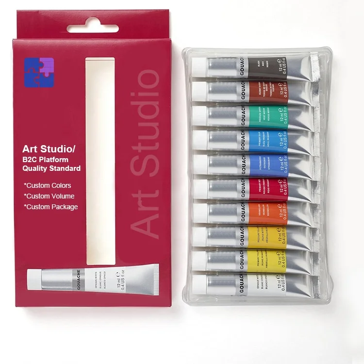 Amazon Best Seller Gouache Paint Custom Painting Colors Gouache Paint Set