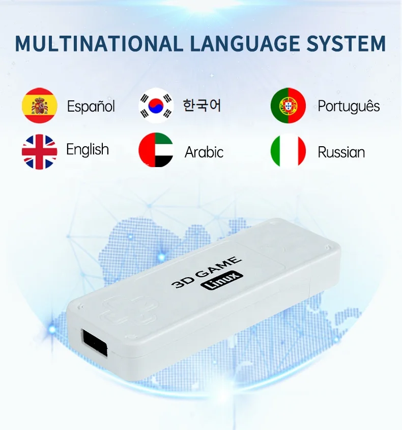 Y6 Game Stick 4K HD TV Retro Classic Video Game Console 64GB 10000 games 3D Gaming Console For PSP/N64