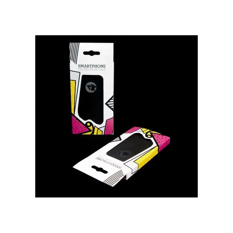 Custom Cell Mobile Phone Case Retail Packaging Folding Cardboard Box for Mobile Accessories