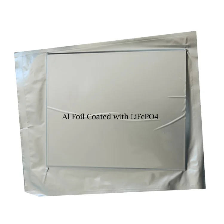 Al Foil Coated with LFP LiFePO4 Cathode Electrode Sheets for Battery Raw Materials