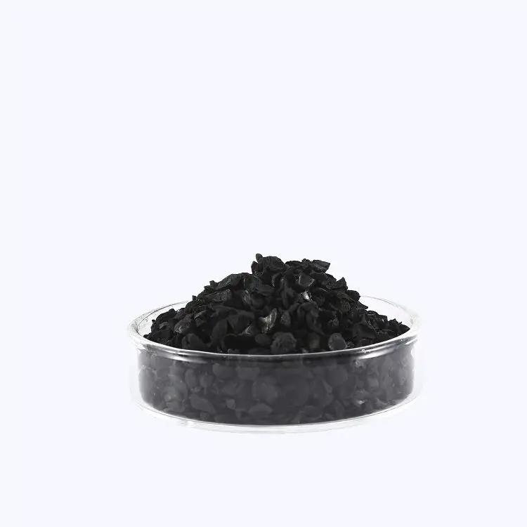 China Manufacturers Drinking Water Treatment 99.9%min Black particles Granular Nutshell activated carbon