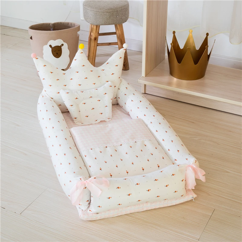 
Portable Super Soft and Breathable Newborn Infant Snuggle Bed Baby Nest 