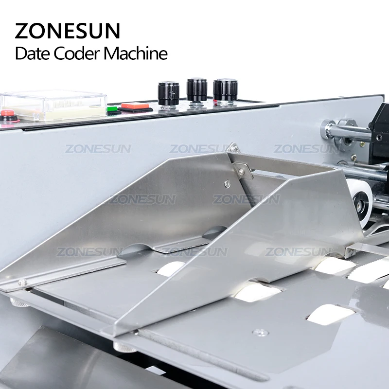 ZONESUN 3-30CM MY-380FW Produce Solid Dry Ink Roll Coding Card Bag Continuous Date Printer